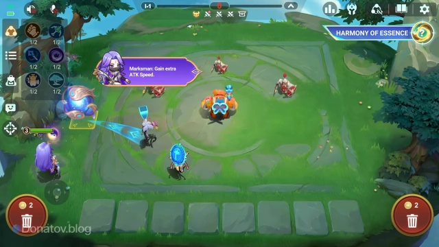 Активация второго навыка Ло Йи в Magic Chess: Go Go