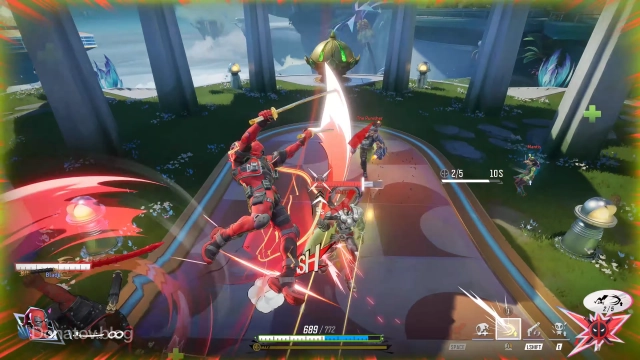 Дэдпул-«Защитник» в ульте с дополнительным здоровьем