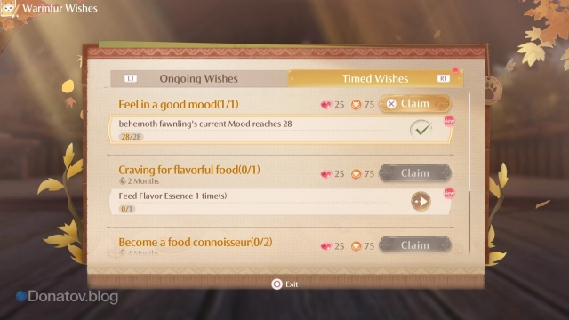 Warmfur Wishes в Infinity Nikki