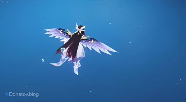 Пример того, как «Планер затихшей Луны» будет смотреться на Коломбине