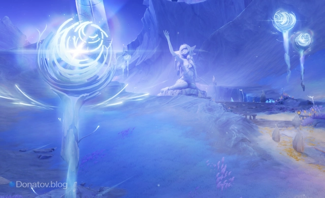 Статуя богини Куутар на территории Детей Морозной Луны