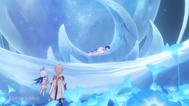 Коломбина легла спать