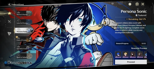 Баннер ивента Persona Sonic в Wuthering Waves