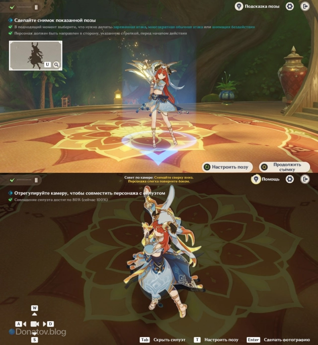 Процесс фотографирования Нилу