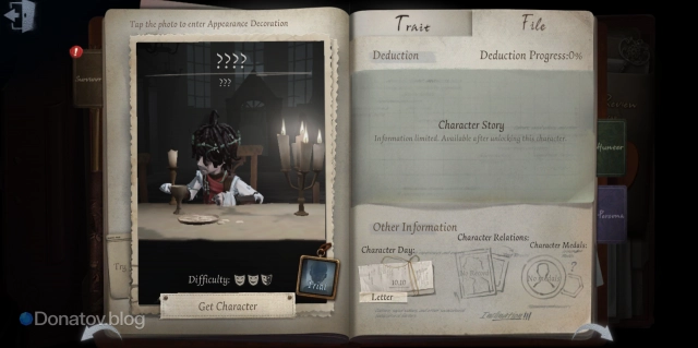 Отсутствие Дедукции у персонажа Patient