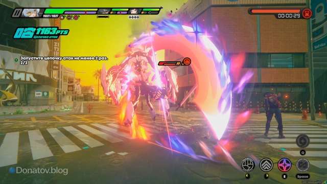 Применение цепочки атак за Солдата 11