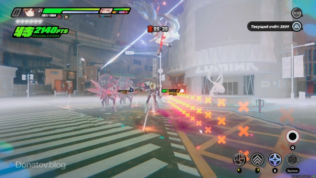 Переход в состояние Прозрения с добиванием первой волны монстров