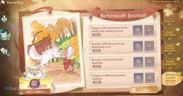 Witness Growth Miracles в Infinity Nikki