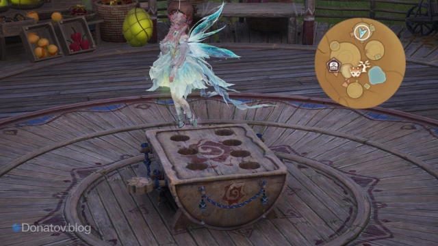 Расположение Holed Stump и Patter Stand