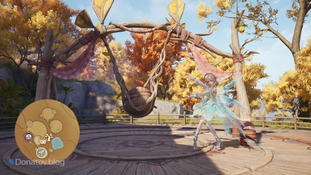 Расположение Creaky Ball и Swaying Ball