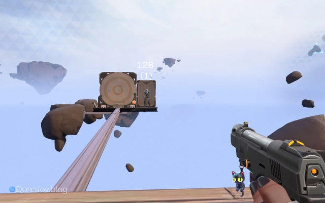 Эффективность Bandit на средних дистанциях (30 метров).