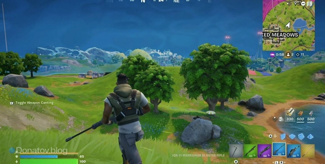 Геймплей в «Фортнайте»