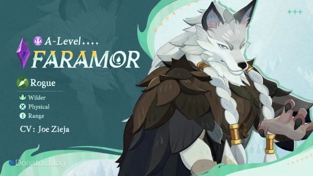 Герой Фарамор из игры AFK Journey