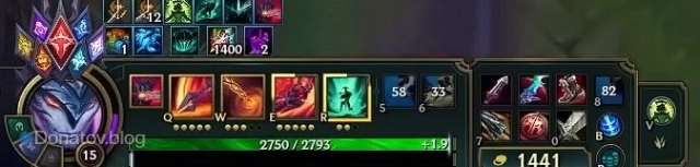 Меню выбор меча в образе «Король-призрак Виего»