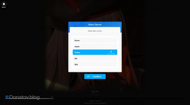 Сервер Global в Goddess of Victory: Nikke