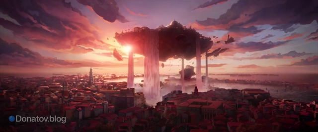 Иллюстрация карты Ascent из синематика Valorant