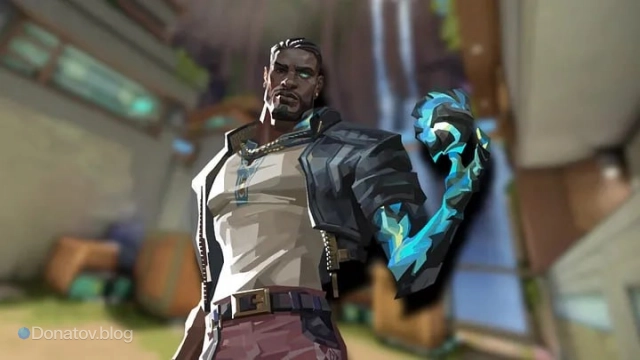 Иллюстрация агента Veto в Valorant