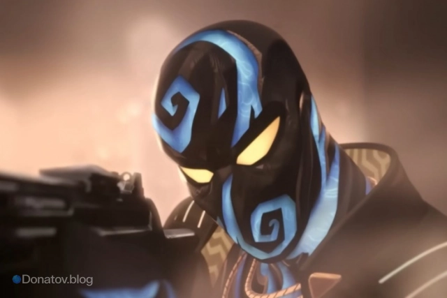 Иллюстрация агента Veto из Valorant