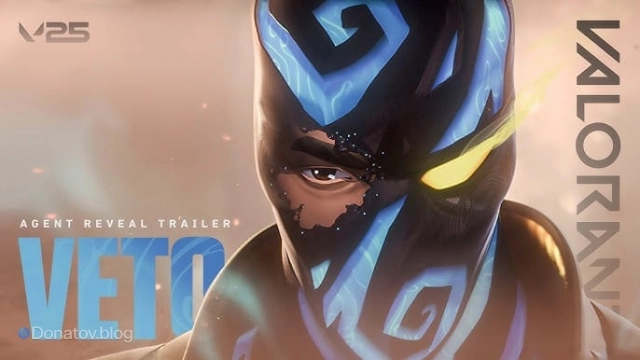 Иллюстрация агента Veto из синематика Valorant