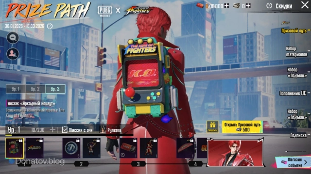 Украшение на спину The King of Fighters