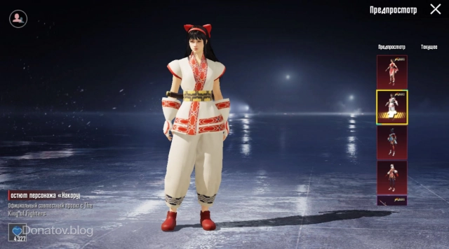 Костюм персонажа «Накоруру»