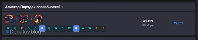 Прокачка Алистара