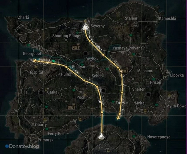 Маршруты кораблей