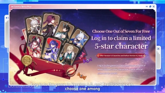 Событие «Эксклюзивный персонаж в подарок за вход» в версии 4.0 «ХСР»