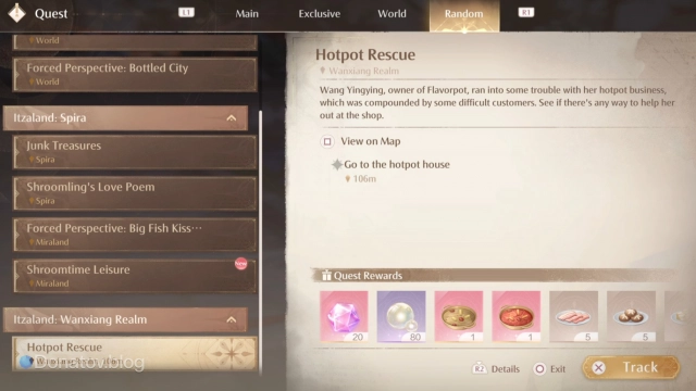 Квест Hotpot Rescue в Infinity Nikki