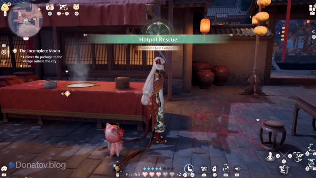 Завершение квеста Hotpot Rescue