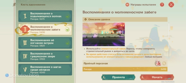 «Воспоминания о молниеносном забеге»