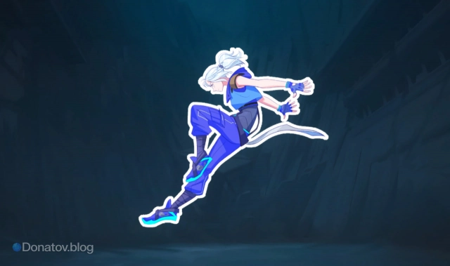 Спрей Jett «Valorant GO! Выпуск 1»