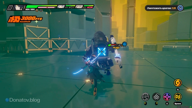 Добивание элитного врага за Харумасу