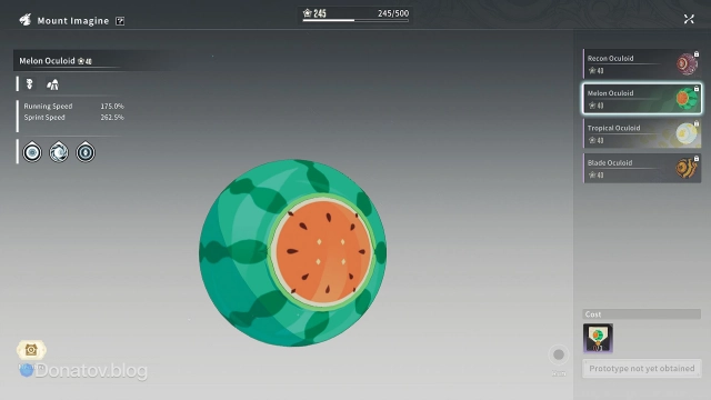 Oculoid в виде арбуза