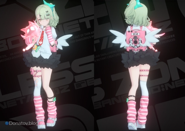 Стандартный скин Санны в ZZZ