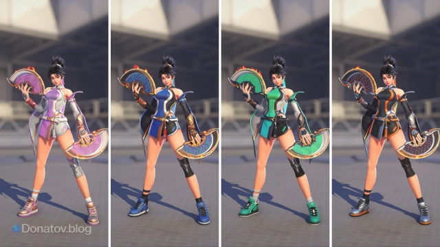 Варианты редких обликов Ань Жань