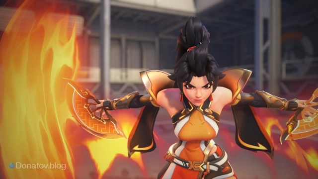 Ань Жань в Overwatch: стандартный облик