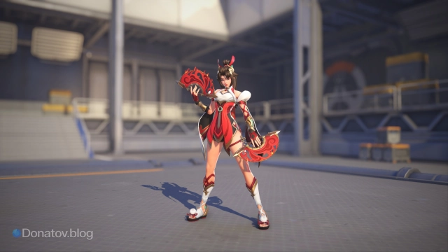 Ань Жань в костюме «Красная лента»