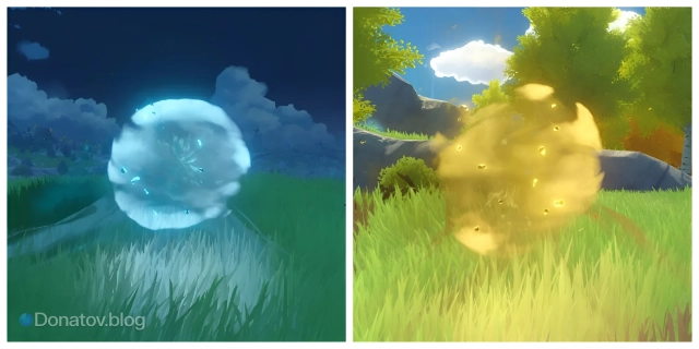 Внешний вид артерий земли, разбросанных по всему Тейвату