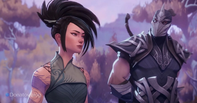 Акали и Шен из синематика об Ионии