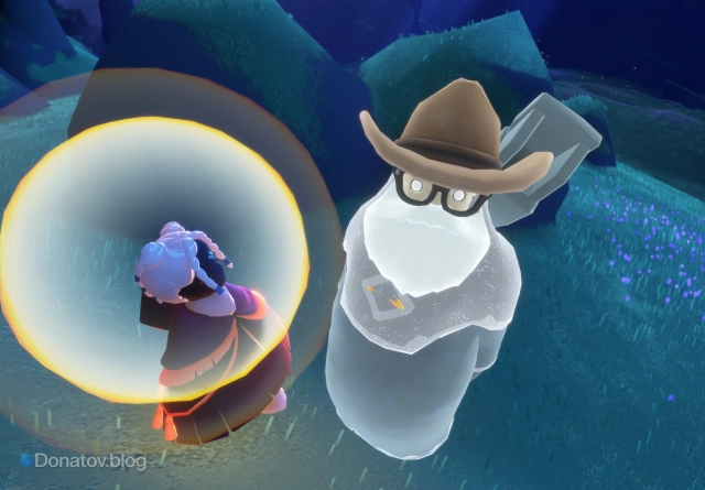 Шаг 1 — получаем камеру у Духа-проводника из Сезона Моментов