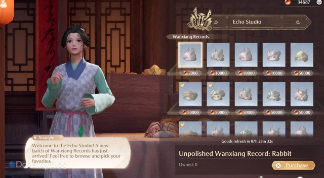 Маски Wanxiang Records в Infinity Nikki