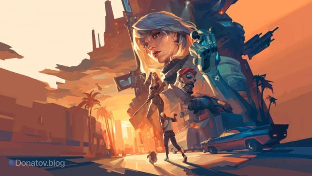 Иллюстрация агента Deadlock на экране загрузки