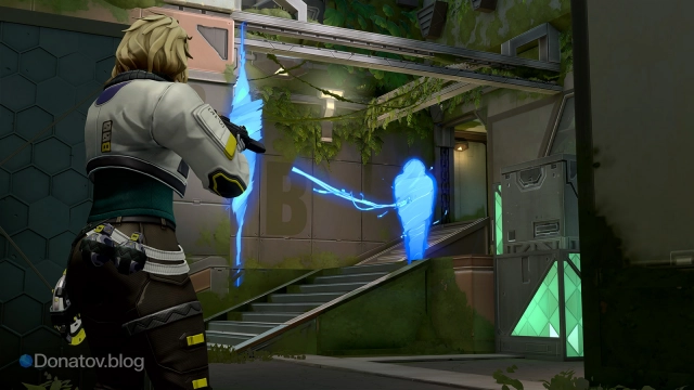 Иллюстрация агента Deadlock из Valorant