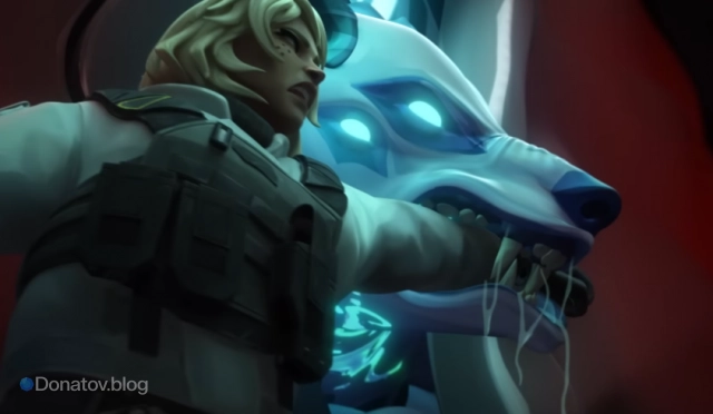 Иллюстрация из синематика Deadlock в Valorant