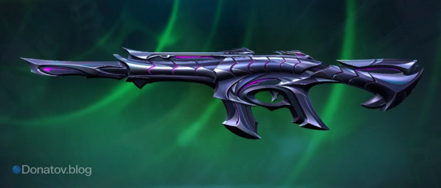 Фиолетовая расцветка «Спираль»