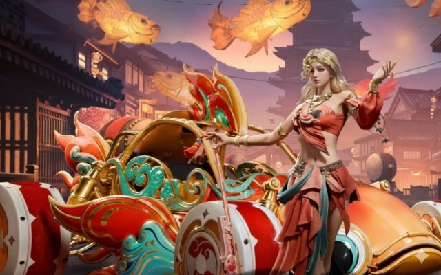 Костюм «Вальс лунного огня» в PUBG Mobile: образ в честь китайского Нового года