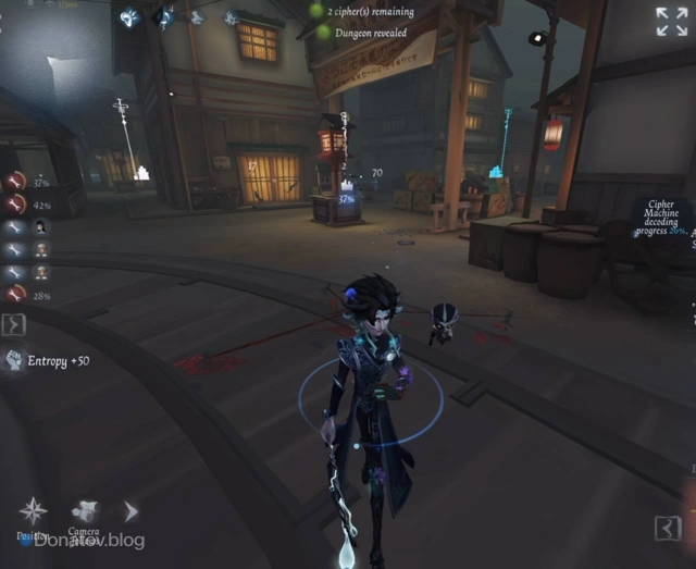 Подсветка процентов шифровальной машинки в пределах области