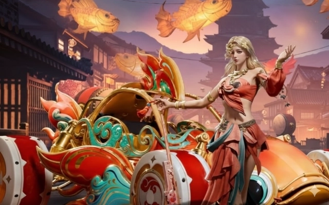 Костюм «Вальс лунного огня» в PUBG Mobile: образ в честь китайского Нового года