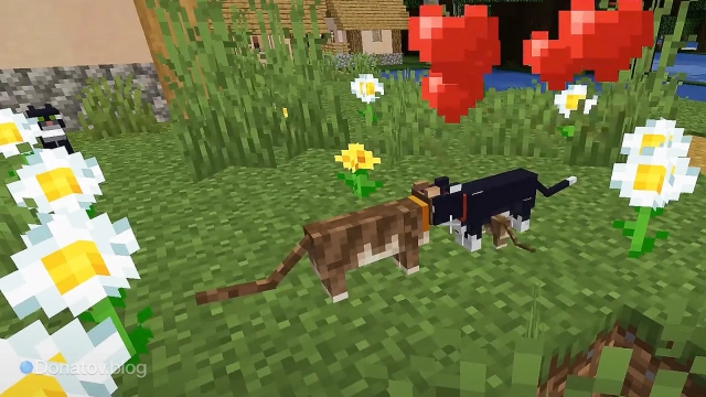 Кошки в Minecraft